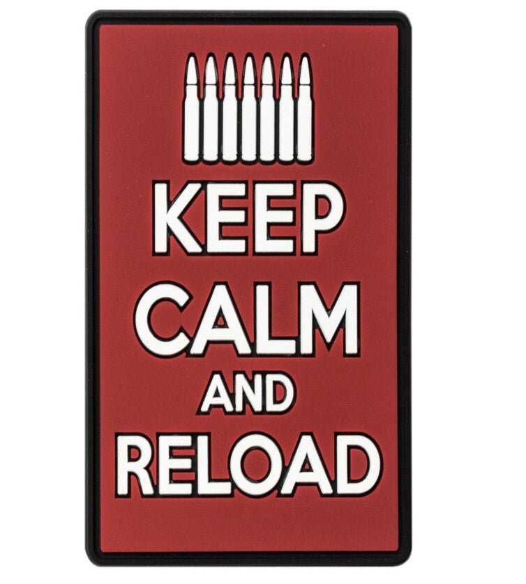Red Voodoo Tactical Rubber Patch - Keep Calm And Reload 07-0979 - Miscellaneous Emblems